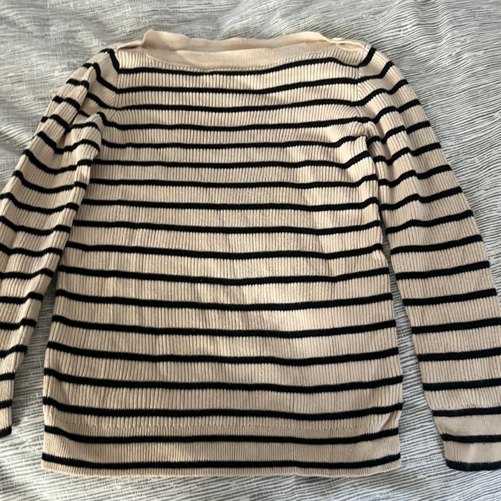Girls Crewcuts Black Striped Sweater